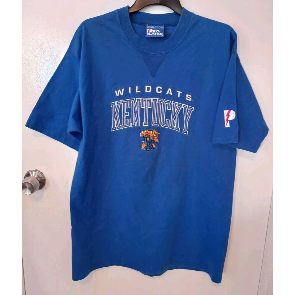 Vtg Kentucky Wildcats T-shirt Large  Embroidered Pro Player University Kentucky